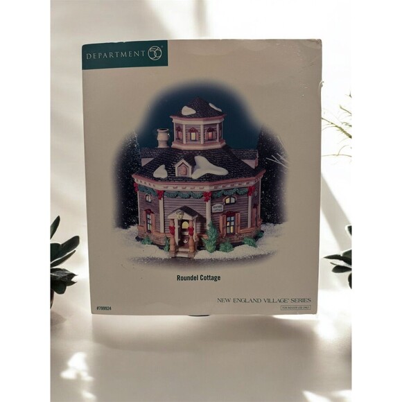 Department 56 Roundel Cottage New England Village # 799924 Open Box - Picture 4 of 11